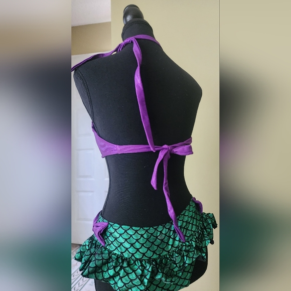 NEW Disney The Little Mermaid Ariel Cosplay Bikini Set - Picture 7 of 16